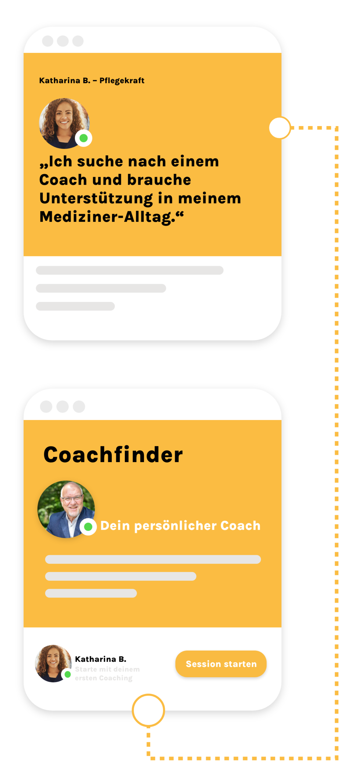 Verbindung von user zu mentor Coaches